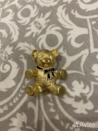 Брошь винтажная «Медведь»