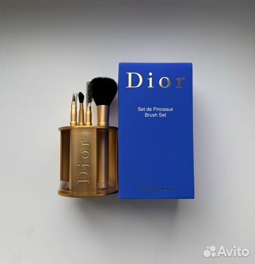 Dior кисть набор 4 шт винтаж