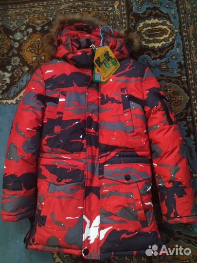 Куртка зимняя новая на мальчика рр40
