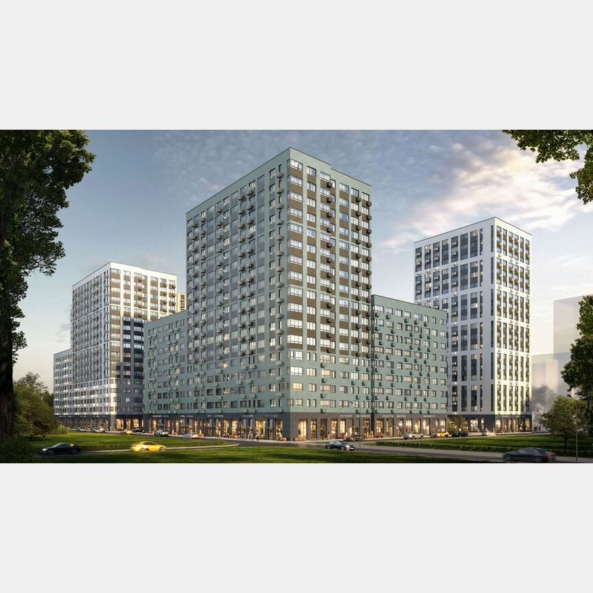 2-к. квартира, 47,4 м², 10/20 эт.