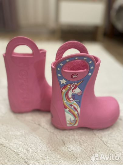 Резиновые сапоги crocs c8