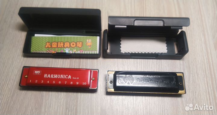 Две губные гармошки Hohner Pro Harp, Harmonica