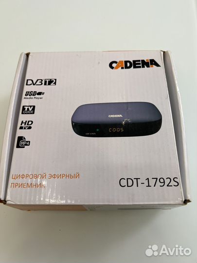 Цифровой эфирный приемник Cadena CDT-1792s