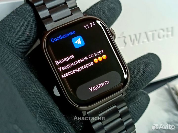 Часы Apple Watch 9 (Оригинальная коробка) Черные