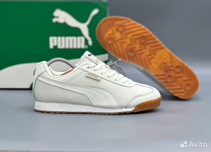 Кроссовки мужские puma экокожа