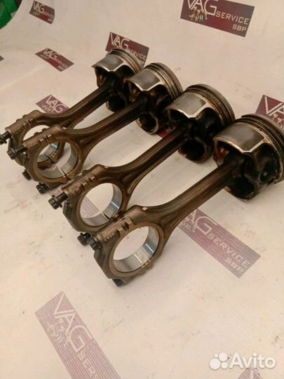 Поршень шатун 1.4 CAX caxa tiguan passat