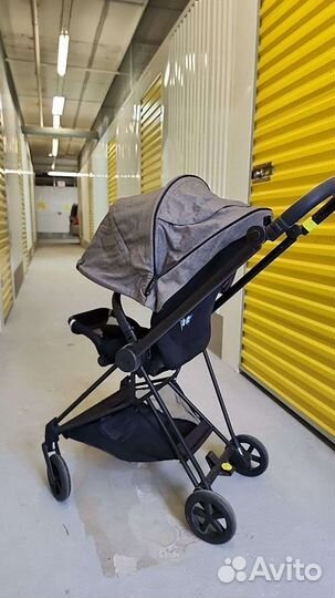 Cybex mios platinum Manhattan grey / Butterfly