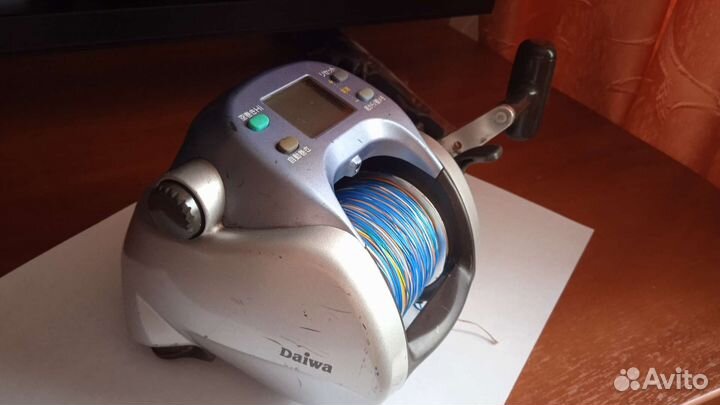 Морская катушка электрическая с Удилищем