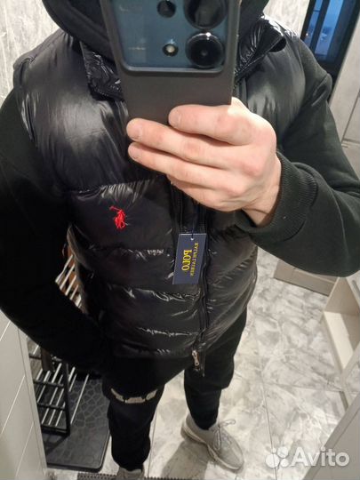 Жилетка мужская Polo ralph lauren глянцевая