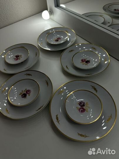 Набор тарелок 5 персон gdr