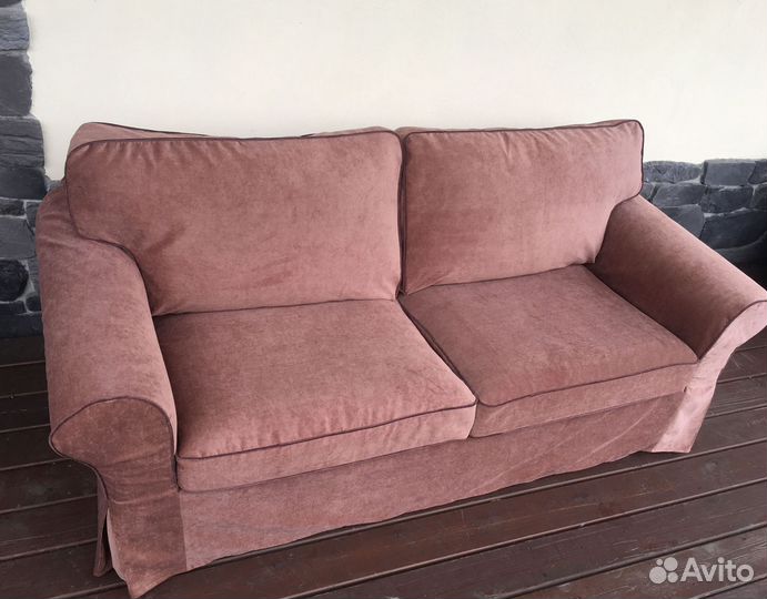 Чехол для 2-х местного дивана-кровати экторп-икеа