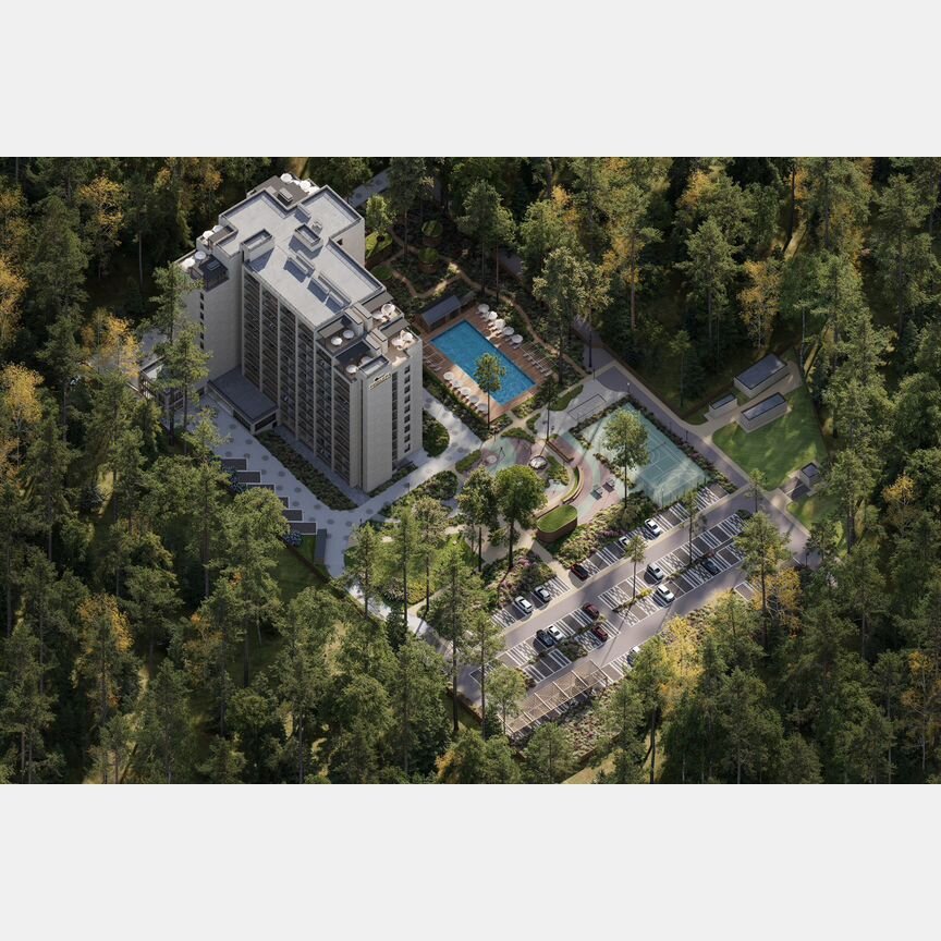1-к. апартаменты, 45,9 м², 9/12 эт.