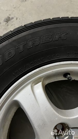 Летняя резина на дисках mitsubishi 195/80/15