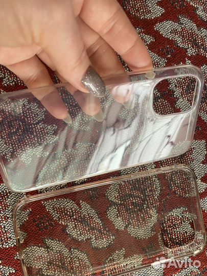 Чехол на iPhone 11 прозрачный - 2 шт