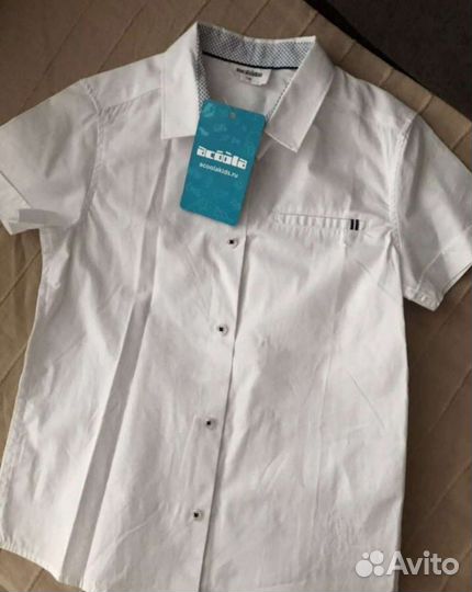 Рубашка для мальчика 128 новая