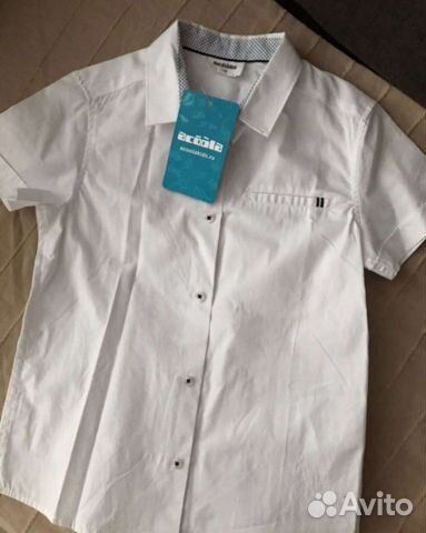 Рубашка для мальчика 128 новая
