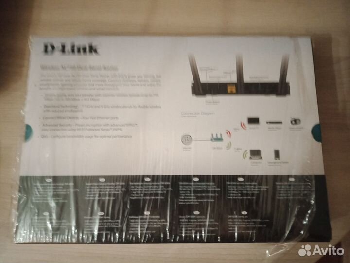 Гигабитный роутер D-link DIR842