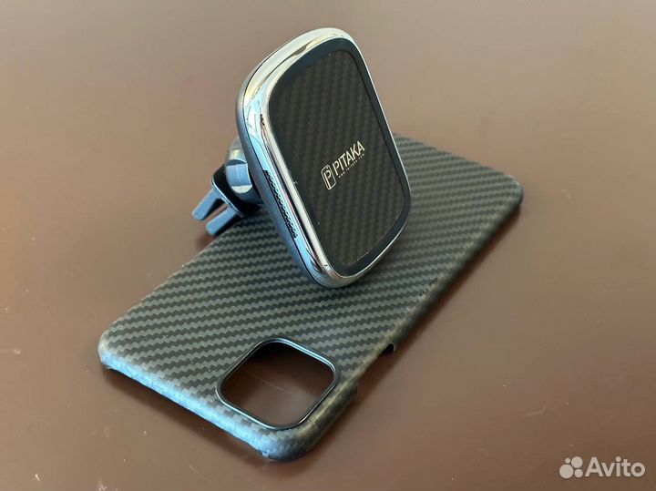 Pitaka чехол iPhone 11 pro max + держатель-зарядка