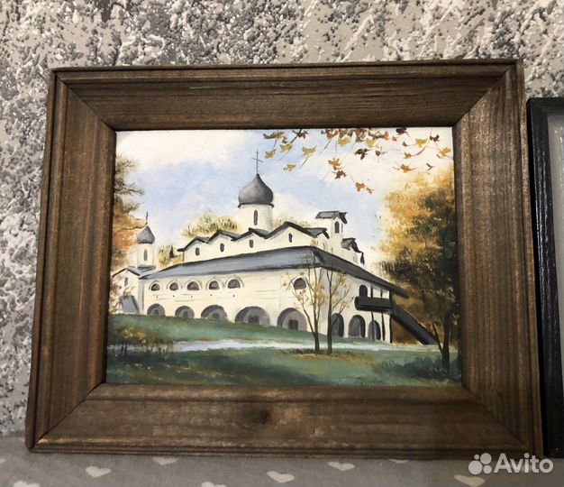 Картины масло миниатюра Бессольцев Миронов