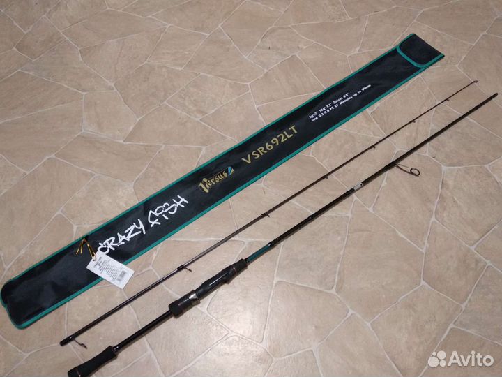 Спиннинг crazy fish versus vsr692lt
