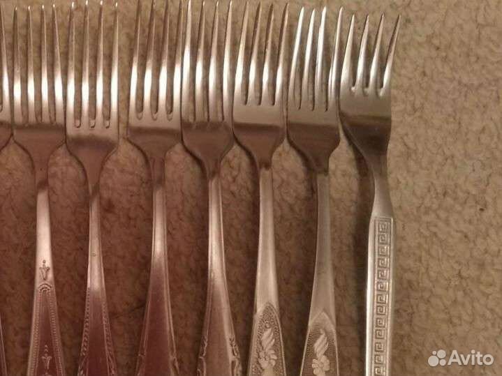 Нержавейка крышки,ложки,вилки,ножи СССР