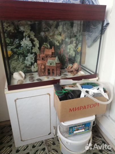 Аквариум 100 литров б/у