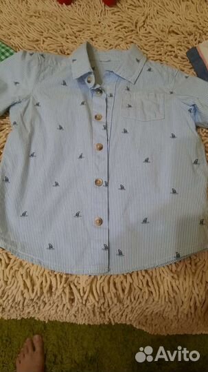 Рубашки для мальчика 3 шт Gap