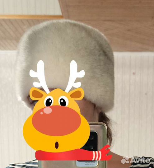 Шапка норковая женская бу