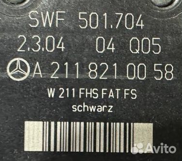 Эбу стеклоподъемников Mercedes-Benz W211