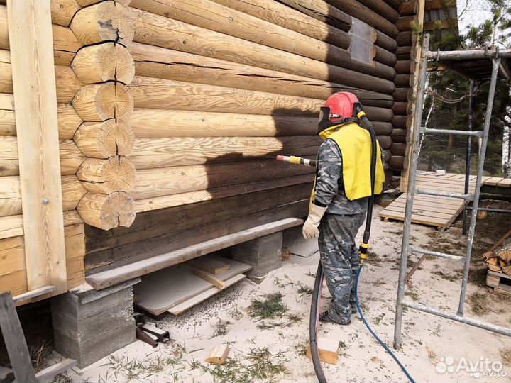 Огнезащита. Пескоструйная обработка. Окраска