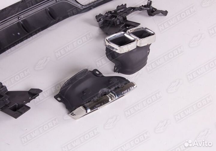 Диффузор 63 AMG Mercedes C205 без AMG пакета