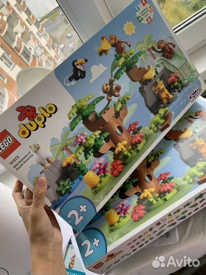 Lego duplo дикие животные америки