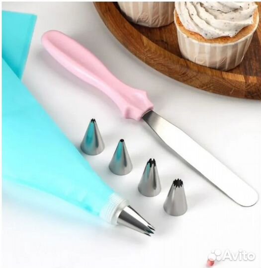 Кондитерский мешок с насадками