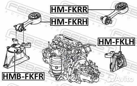 Опора двигателя правая honda civic FK 2006-2012