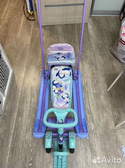 Снегокат с колесами