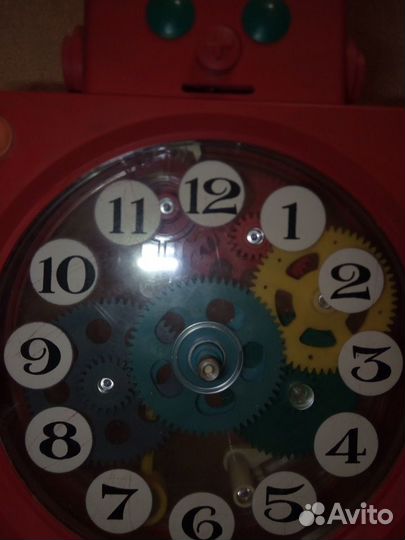 Детские часы робот прозрачные СССР рабочие