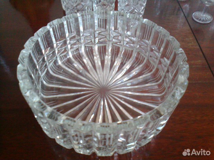 Хрусталь,Цв.Стекло,Фарфор,Вазы,Бокалы,Тарелки,СССР