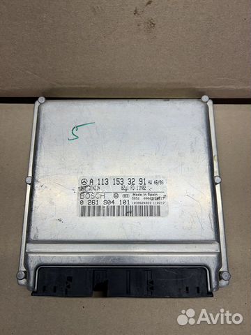 Блок управления двигателем на Mercedes W164 ML GL