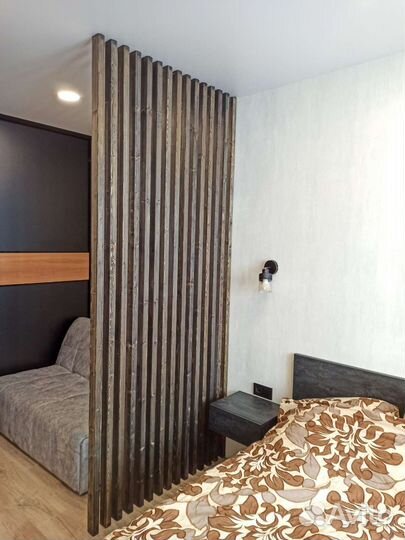 Декоративная перегородка из дерева