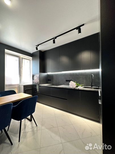 Кухня угловая с подсветкой