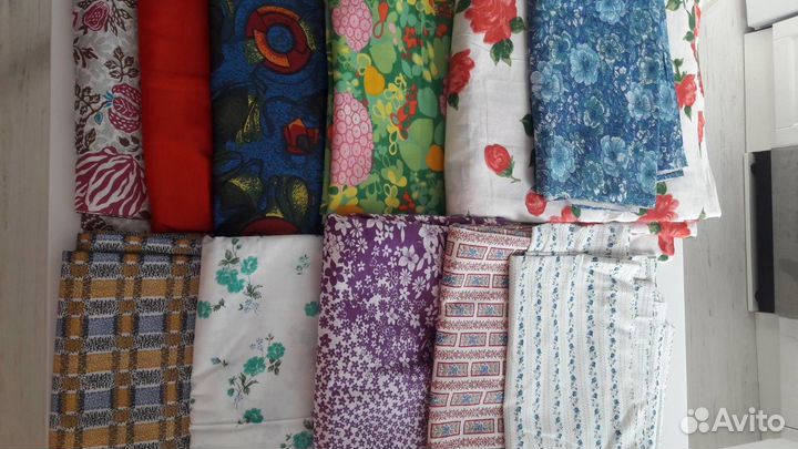 Ткань СССР ситец, сатин
