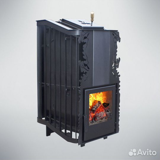 Печь Для Бани Терма Каменка укороченная Варвара