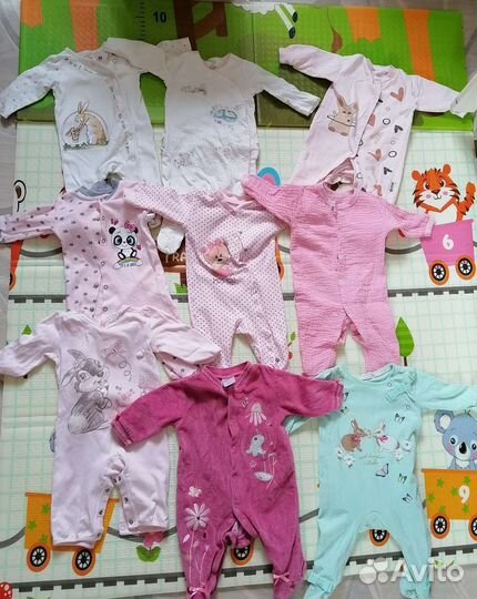 Одежда пакетом для девочки 62-68