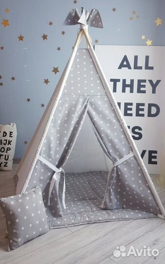 Вигвам детский игровой комплекс шалаш палатка доми