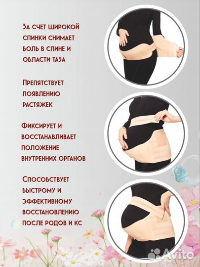 Бандаж для беременных и после родов (4 в 1)