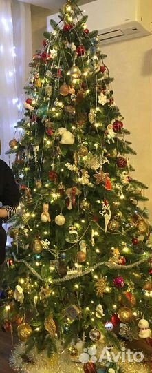 Елка искусственная литая бу