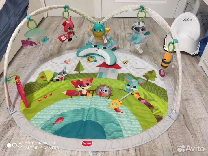 Развивающий коврик tiny love солнечная полянка