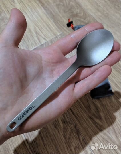 Приборы титановые туристические Tomshoo 3 в 1