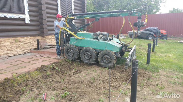 Свайный фундамент, винтовые сваи