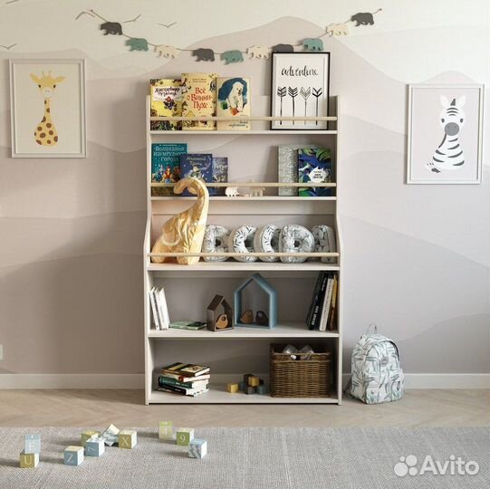 Стеллаж детский Бумми 6 развивающий Монтессори